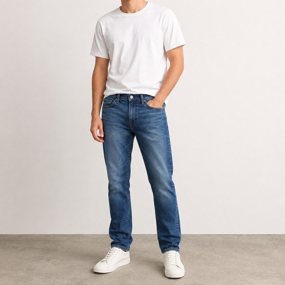 GAP Other - GAP Denim Slim Stretch Jeans Mens 31x30 Medium Wash Authentic Cotton Elastane